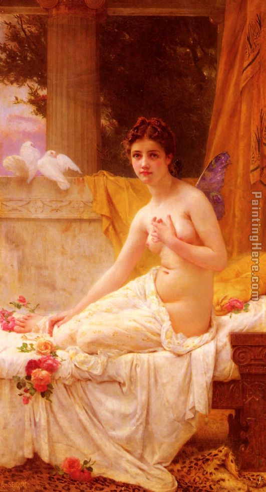 Psyche painting - Guillaume Seignac Psyche art painting